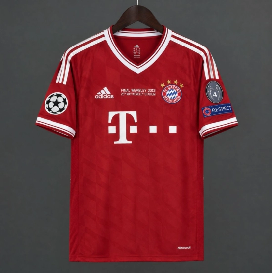 Retro 13/14 Bayern Munich Home Final Wembley Jersey