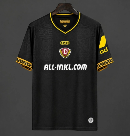 26/27 Dynamo Dresden Away Black Jersey