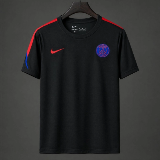 23/24 Paris Saint-Germain Black & Red Training Jersey