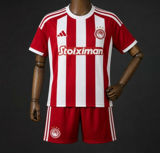26/27 Kids Olympiacos Home Jersey