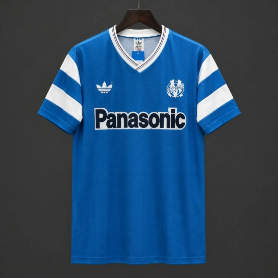 Retro 90/91 Olympique Marseille Away Soccer Jersey