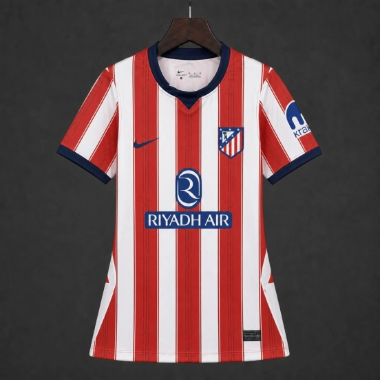 26/27 Women Atletico Madrid Home Red White Jersey